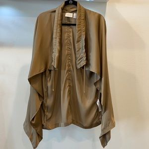 Chico’s Draped Shawl Collar Lightweight Open Cardigan